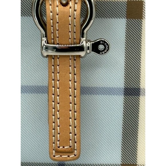 Rare Burberry Light Blue Nova Check Handle Bag Purse with COA - Picture 6 of 16